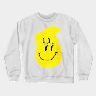 Glitch Smiley Crewneck Sweatshirt